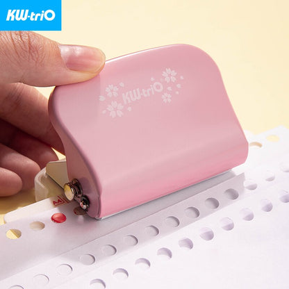 KW-triO 6-hole Punch Notebook Round Hole Standard Punch Machine Planner Papers Puncher for A4 A5 B5 Scrapbooking Binding Rings